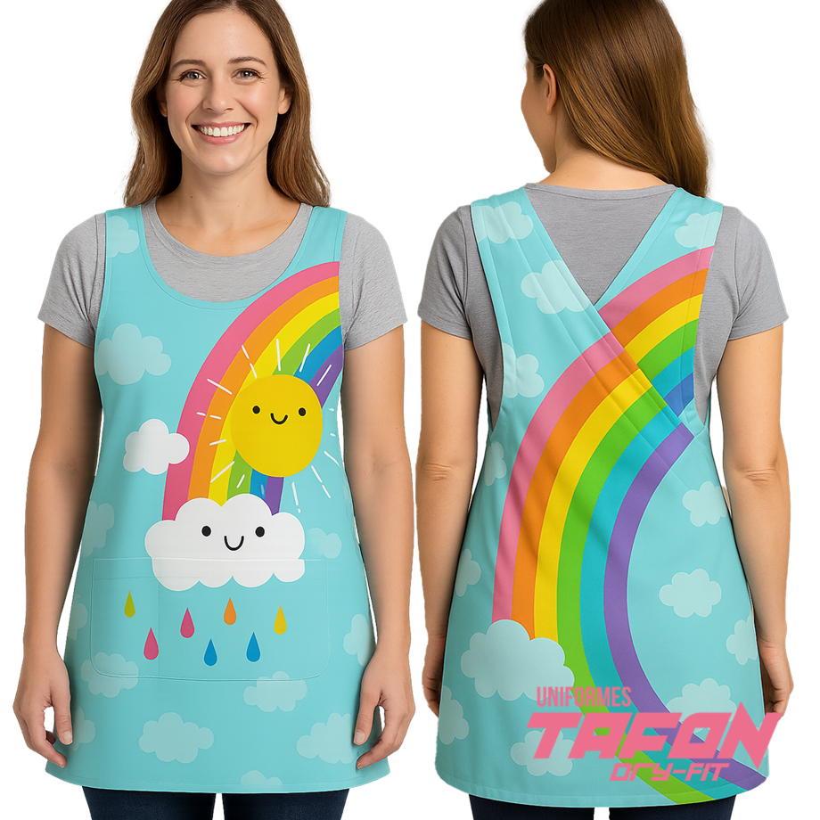 Delantales Japoneses Antifluidos para Maestras