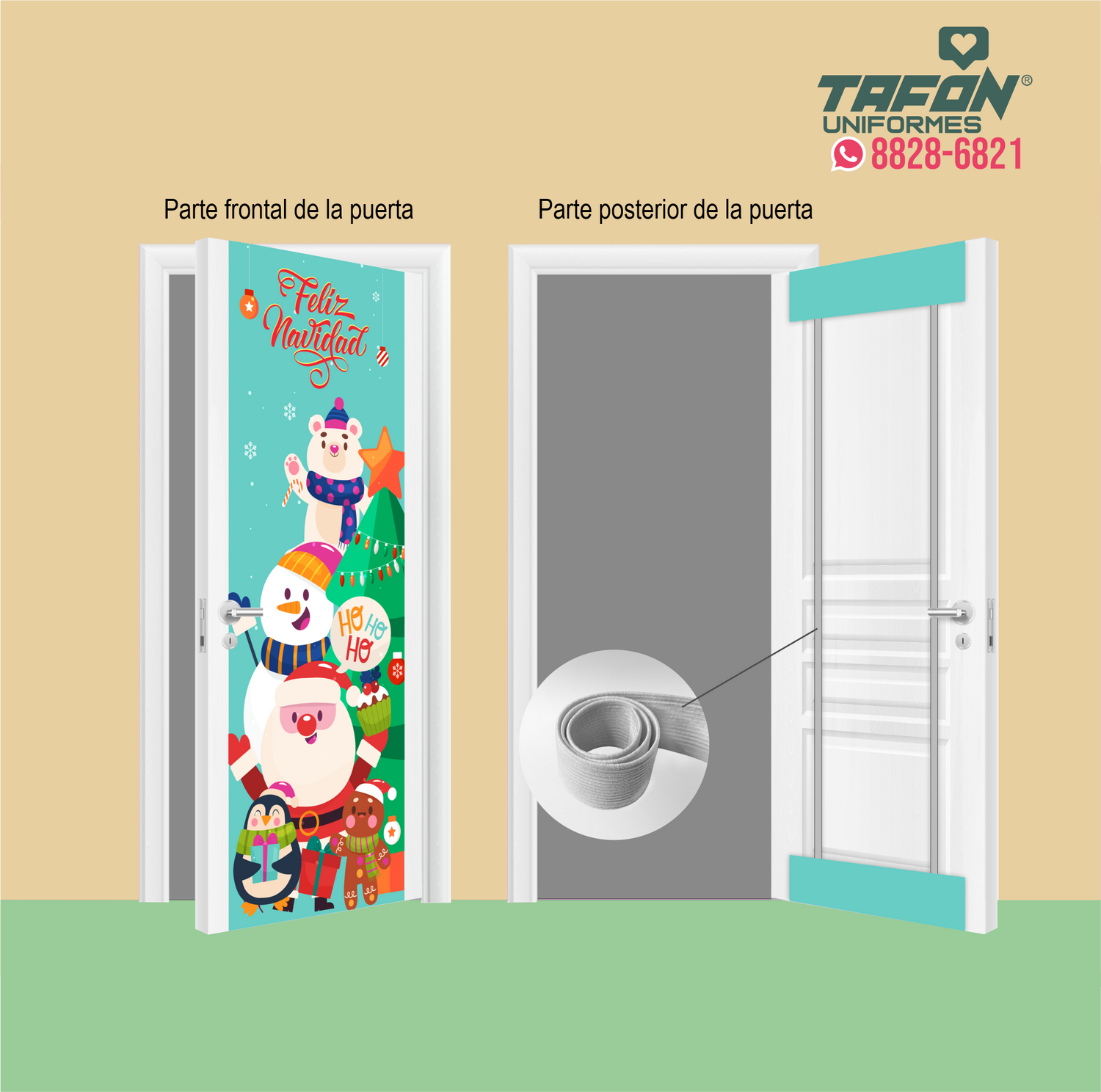 Puertas Navideñas marca Tafon