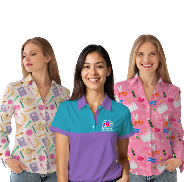 Uniformes para profesionales de la enseñanza.