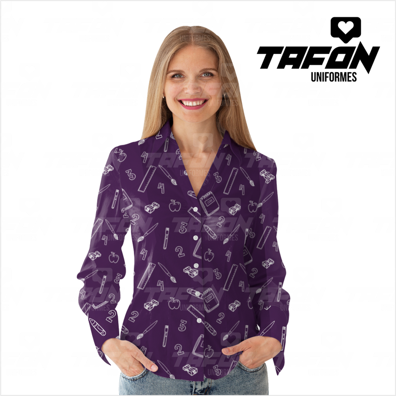 Blusas Camiseras para docentes CAM VE 0126  (PEDIDO MINIMO 5 UNIDADES)