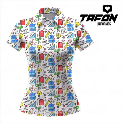 Blusas Camiseras para docentes CAM VE 0926  (PEDIDO MINIMO 5 UNIDADES)