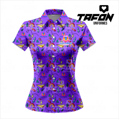 Blusas Camiseras para docentes CAM VE 1126  (PEDIDO MINIMO 5 UNIDADES)