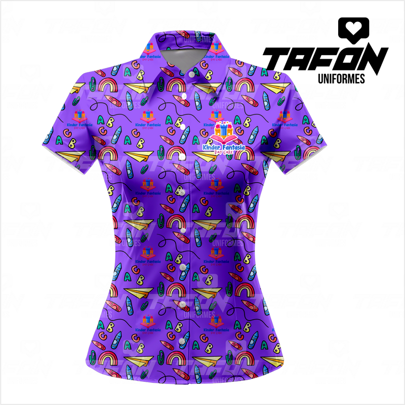 Blusas Camiseras para docentes CAM VE 1126  (PEDIDO MINIMO 5 UNIDADES)