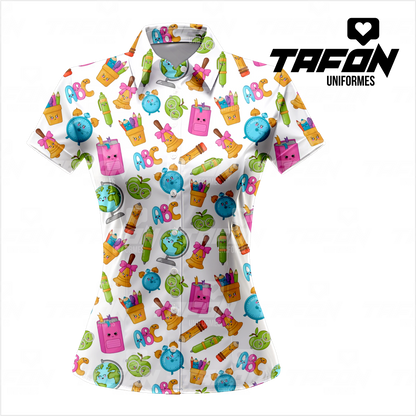 Blusas Camiseras para docentes CAM VE 1226 (PEDIDO MINIMO 5 UNIDADES)